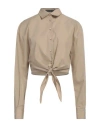 Dolce & Gabbana Woman Shirt Beige Size 6 Cotton In Beige