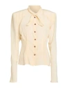 Dolce & Gabbana Woman Shirt Beige Size 10 Silk