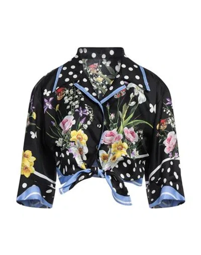 Dolce & Gabbana Woman Shirt Black Size 8 Silk