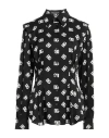 Dolce & Gabbana Logo Silk-blend Charmeuse Shirt In Black