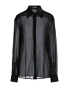 Dolce & Gabbana Chiffon Shirt Shirt, Blouse In Black