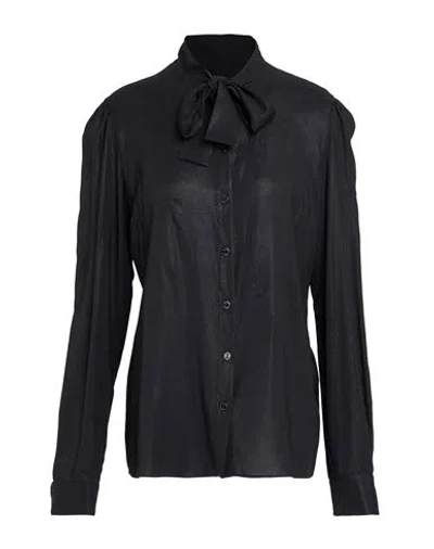 Dolce & Gabbana Woman Shirt Black Size 8 Viscose, Elastane