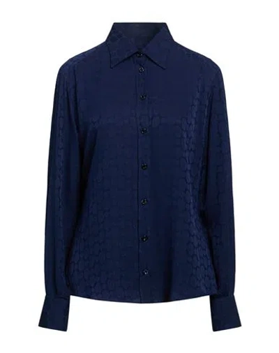 Dolce & Gabbana Woman Shirt Blue Size 4 Silk