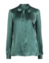 Dolce & Gabbana Woman Shirt Emerald Green Size 10 Silk