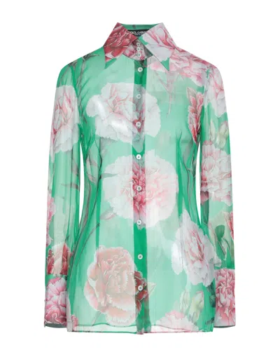 Dolce & Gabbana Shirts In Green