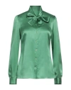 Dolce & Gabbana Woman Shirt Green Size 4 Silk In Green