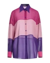 Dolce & Gabbana Colorful Patterned Shirt In Purple