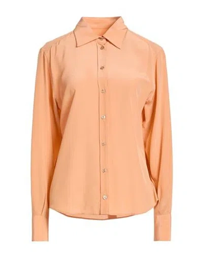Dolce & Gabbana Woman Shirt Salmon Pink Size 2 Silk
