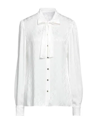 Dolce & Gabbana Woman Shirt White Size 10 Silk