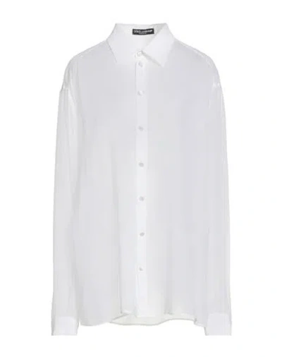 Dolce & Gabbana Woman Shirt White Size 4 Silk