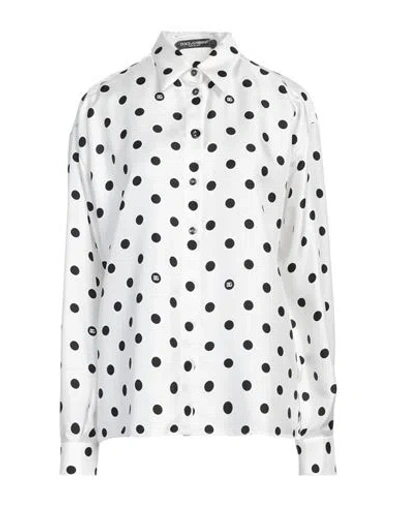Dolce & Gabbana Woman Shirt White Size 6 Silk