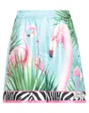 Dolce & Gabbana Woman Shorts & Bermuda Shorts Azure Size 0 Silk In Blue