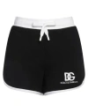 Dolce & Gabbana Shorts With Logo Embroidery In Black