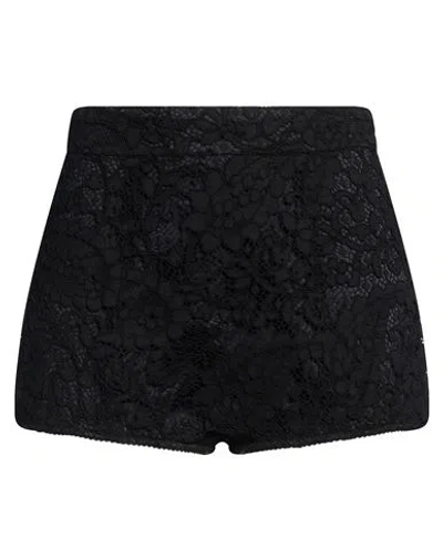 Dolce & Gabbana Woman Shorts & Bermuda Shorts Black Size 0 Cotton, Rayon, Nylon