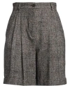 Dolce & Gabbana Woman Shorts & Bermuda Shorts Black Size 6 Alpaca Wool, Cotton, Polyamide In Black