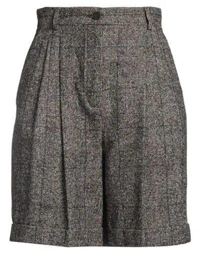 Dolce & Gabbana Woman Shorts & Bermuda Shorts Black Size 6 Alpaca Wool, Cotton, Polyamide
