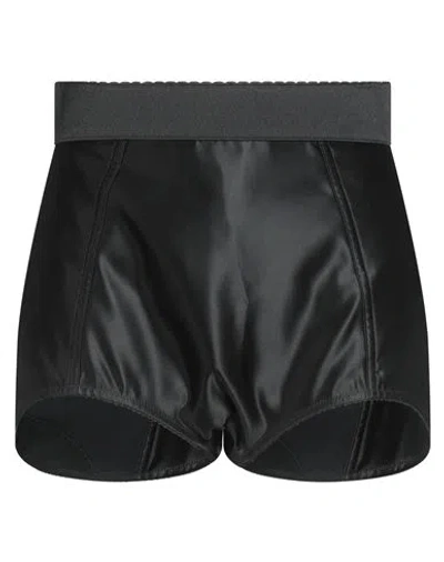 Dolce & Gabbana Woman Shorts & Bermuda Shorts Black Size 8 Polyester, Polyamide, Elastane