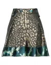 Dolce & Gabbana Woman Shorts & Bermuda Shorts Gold Size 2 Polyester, Cotton, Metallic Polyester, Sil In Gold
