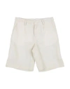 Dolce & Gabbana Toddler Girl Shorts & Bermuda Shorts Ivory Size 4 Linen, Polyester In White