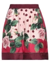 Dolce & Gabbana Woman Shorts & Bermuda Shorts Plum Size 2 Silk In Purple