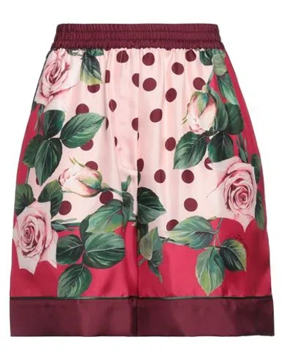 Dolce & Gabbana Woman Shorts & Bermuda Shorts Plum Size 2 Silk In Purple
