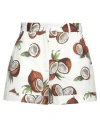 Dolce & Gabbana Woman Shorts & Bermuda Shorts White Size 6 Cotton In White
