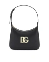 Dolce & Gabbana Logo-plaque Leather Tote Bag In Black