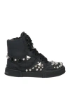 Dolce & Gabbana Toddler Girl Sneakers Black Size 10c Calfskin In Black
