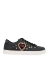 Dolce & Gabbana Woman Sneakers Black Size 4 Calfskin