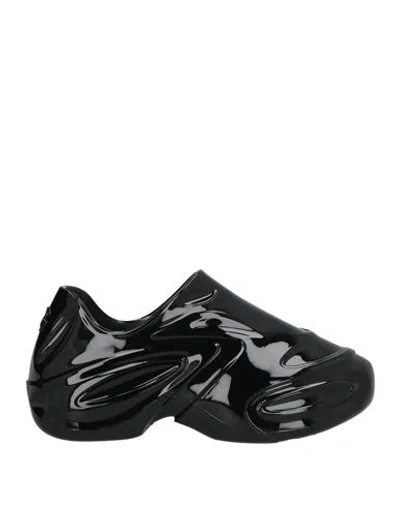 DOLCE & GABBANA DOLCE & GABBANA WOMAN SNEAKERS BLACK SIZE 7.5 RUBBER