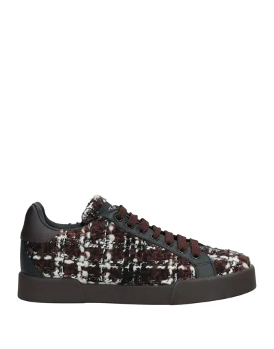 Dolce & Gabbana Sneakers In Brown