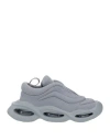 Dolce & Gabbana Woman Sneakers Grey Size 6.5 Polyester, Viscose