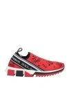 Dolce & Gabbana Sneakers In Red