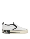 Dolce & Gabbana Woman Sneakers White Size 5.5 Soft Leather, Textile Fibers