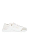 Dolce & Gabbana Woman Sneakers White Size 5 Soft Leather, Textile Fibers In White
