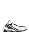 Dolce & Gabbana Woman Sneakers White Size 6.5 Textile Fibers In White