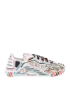 Dolce & Gabbana Woman Sneakers White Size 6 Textile Fibers, Leather In White