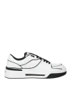 Dolce & Gabbana New Roma Leather Sneakers In White