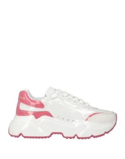 Dolce & Gabbana Woman Sneakers White Size 7 Calfskin