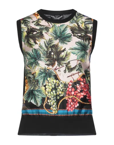 Dolce & Gabbana Woman Sweater Black Size 2 Cashmere, Silk