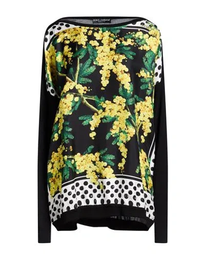 Dolce & Gabbana Woman Sweater Black Size 4 Silk