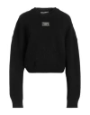 Dolce & Gabbana Wool And Cashmere Round-neck Sweater In Black