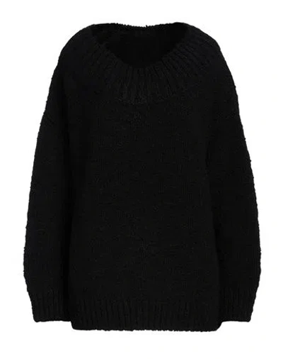 Dolce & Gabbana Woman Sweater Black Size 6 Virgin Wool, Polyamide