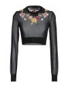 Dolce & Gabbana Woman Sweater Black Size 8 Viscose, Polyamide In Black