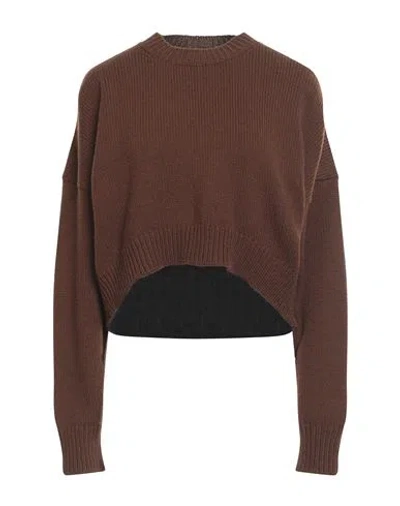Dolce & Gabbana Woman Sweater Chocolate Brown Size 8 Virgin Wool, Cashmere