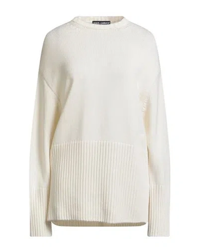 Dolce & Gabbana Woman Sweater Ivory Size 2 Cashmere In White