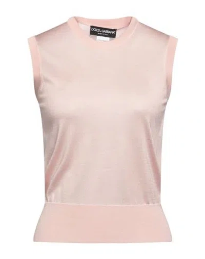 Dolce & Gabbana Woman Sweater Light Pink Size 0 Silk