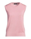 Dolce & Gabbana Woman Sweater Pink Size 10 Cashmere, Viscose, Silk, Polyester In Pink