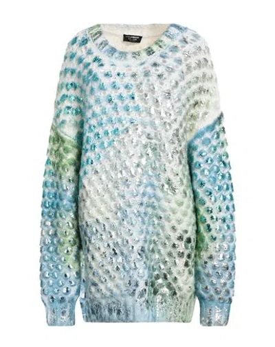 Dolce & Gabbana Woman Sweater White Size S Alpaca Wool, Polyamide, Wool, Elastane