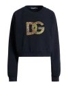 Dolce & Gabbana Woman Sweatshirt Black Size 2 Cotton, Polyester In Black